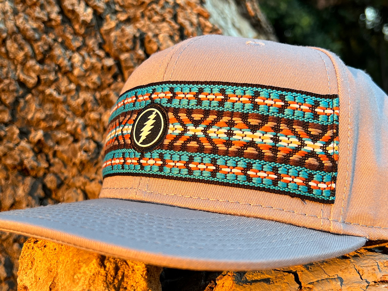 Sold Out. Turquoise Hoot Deadstock Twill - Wovenfree